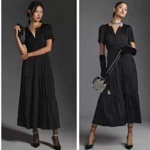 Anthropologie The Somerset Limited Edition Satin Black Size 1X
